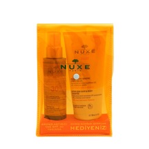 Nuxe Sun SPF30 Huile Bronzante 150 ML + Nuxe Sun After Sun Hair Body Shampoo 200 ML