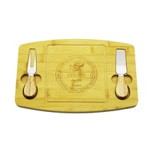 Bıçak Sağ-sol 19x29cm -1.5cm Ahşap Bambu Kahvaltı Peynir Sunum Tabak 2peynir Bıçak Ahşap Saplı 5047 2ligülçerçeveligold