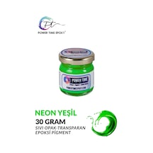 Neon Sıvı Pigment Boya Epoksi İçin/ Yeşil/ Canlı Renkler