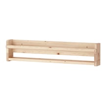 Çocuk Odası Duvar Rafı Huş Meridyendukkan 70x9x16 Cm Kitaplık-oyuncak Rafı Ahşap