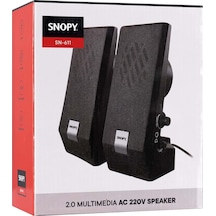 Snopy Sn-611 2.0 Ac 1+1 220V Speaker