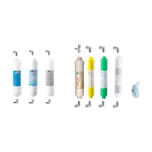 Filtre Dünyası Usa 12" Inline Su Arıtma Filtresi 7Li Alkalin Mineral Bio Ceramic