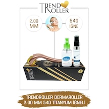 Trendroller Dermaroller 2.00mm Titanyum 540 Iğne Orijinal Derma R