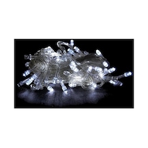 100'lü Beyaz Led Işıklı Yılbaşı Süsü Beyaz