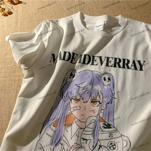 Adrift Y2k Unisex Harajuka Anime Retro Kawai Kuromi T-shirt Kod Rertr Startmore 6684 Beyaz