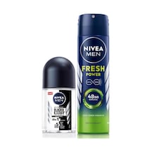 Men Erkek Sprey Deodorant Fresh Power 150ml Ve Mini Roll-on Black&white Original 25ml, Ter Karşıtı