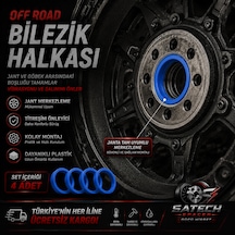 110-67.1 L200 Çelik Jant Merkezleme Bileziği 4 Adet Set