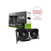 Asus Geforce Dual Rtx 5060 Ti Oc O8g 8gb Gddr7 128 Bit Ekran Kartı