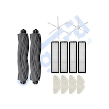 Dreame D10s, D10s Pro, D9 Max Gen 2 Uyumlu 2 Ana Fırça 2 Yan Fırça 4 Filtre 4 Mop Pkt-iasgf0000923