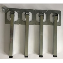 Filoyapımalzemeleri Metal Katlanabilir Sofra Masa Ayağı 20 Cm ( 4 Adet ) + Vidaları