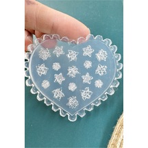 Nail Art Silikon Kalıp 3d Nail Art Desen Kalıbı, Tırnak Süsleme Desen Charm Tırnak Çarm 43