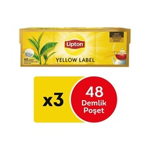 Lipton Yellow Label 48'li Demlik Poşet Çay X 3 Adet