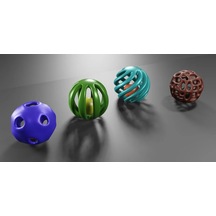 Bezos 3d Baskı Kedi Oyuncak Topları Seti Delikli Desenli İnteraktif Kedi Topu Karışık Renk Kedi Oyuncağı 22