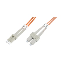 Beek Lc-sc Fiber Optik Patch Kablo, Multimode Om 1 62.5/125 Duplex, 3.0mm, Lszh, 2 Metre-18783