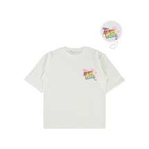 Civil Girls Civil Kız Çocuk Oversize Tişört 10-13 Yaş Ekru 18973896224s1 Ekru