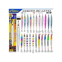 Cultiva 31874 Gekito Jig Level 100g 15.5cm Metal Yem