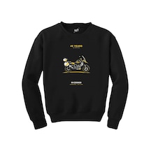 Bmw Minimal Çantalı Gs Siyah Sweatshirt