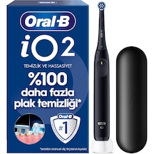 Oral-b Io2 Siyah Şarjlı/elektrikli Diş Fırçası, 1 Fırça Başlığı,