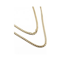 Yatay Ezme Zincir Model Xuping Kararmaz Gold Kadın Kolye - 60 Cm Çok renkli