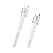 Linktech LCA-K597 Type-C - Type-C USB-C 60 W Hızlı Data ve Şarj Kablosu 3 M