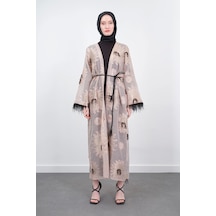 Pureva Kimono Takım 3'lü - Bej