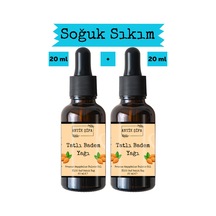 %100 Saf Tatlı Badem Yağı - 2x 20 Ml Soğuk Sıkım 20 ML