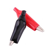 Timsah Ağızlı Klips Krokodil 2'li Set Kırmızı Siyah 4.5 CM