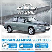 Nissan Almera Ön Silecek Takımı (2000-2006) RBW Hibrit