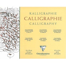 Clairefontaine Kaligrafi Defteri 130Gr 24X30Cm 25 Yaprak