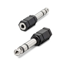 6.35 Mm To 3.5 Mm Stereo Jack Adaptör Siyah Hdx1265