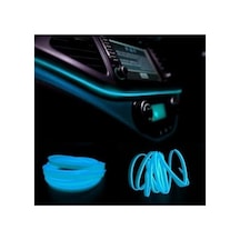 Araç İçi Torpido Ledi, Neon Led Şerit, Buz Mavi Renk