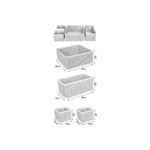 Çekmece Düzenleme Kutu Seti Organizer 4lü Set 5615 Açık Ahşap