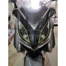 Yamaha Xmax 250 2014-2017 Far Üstü Far Kaşı Pad Siyah Sarı