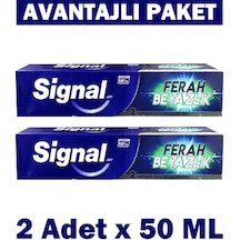 Siganal Ferah Beyazlık Diş Macunu 2x50 Ml