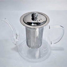 Ulzyvf Yaprak Ve Temiz Spout, Paslanmaz Çelik Çay Filtresi, Isıya Dayanıklı Çıkarılabilir Çiçek Demliği, Cam Borosilikat Çaydanlık Altın Rp Altın