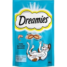 Dreamies Somonlu Kedi Ödül Bisküvisi 60 G