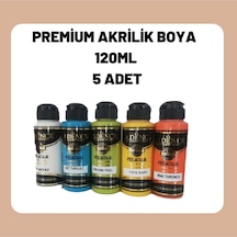 Cadence Akrilik Boya 5 Adet 120 ML