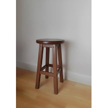 Ahşap Tabure 55 Cm / Arbrestore Ceviz