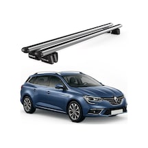Pençe Renault Megane Sw 2016-2023 Uyumlu Gri Ara Atkı 109cm Port Bagaj Tavan Barı