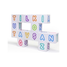 Küpss Manyetik Puzzle Harfler 16 Küp