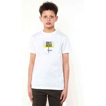 Tshirthane How I Met Your Mother City Baskılı Unisex Çocuk Beyaz T-Shirt