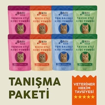 Kito Fresh Kediler İçin %100 Taze İçerikli Mama Tanışma Paketi