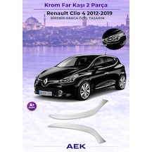 Renault Clio 4 Far Kaşı 2012-2017 Paslanmaz Çelik