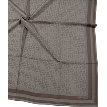 Mim Eşarp Mısırlı Eşarpları Siena Eşarp 100x100 Cm Kahve
