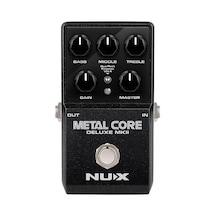 Nux Metal Core Deluxe Mkıı Distortion Preamp Ve 3 Mod Amfi Modellemesi Pedalı