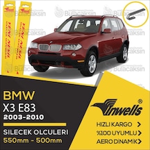 Bmw X3 E83 Muz Silecek Takımı 2003-2010 İnwells