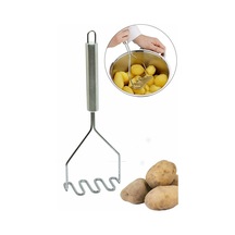 Büro Ev Ofis Mutfağı İçin 27cm Paslanmaz İnoks Patates Ezici Püre Yapıcı Aparat Diğer