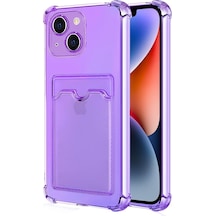 Microsonic Apple Uyumlu iPhone 14 Plus Card Slot Shock Kılıf Füme