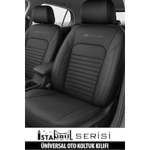 Mercedes-benz Sl R231 Sl 350 306 Hp G-tronıc 2013 Uyumlu İstanbul Serisi Deri Siyah Oto Kılıfı Tam Set