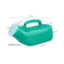 Yeşil 1200ml Taşınabilir Araba İdrar İşemek Kolu Kamp Mobil Tuvalet İdrar Şişesi Pisuar Depolama Erkekler İçin Yeşil